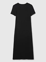 Modern Rib Midi T-Shirt Dress