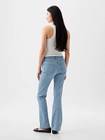 Mid Rise Baby Boot Jeans