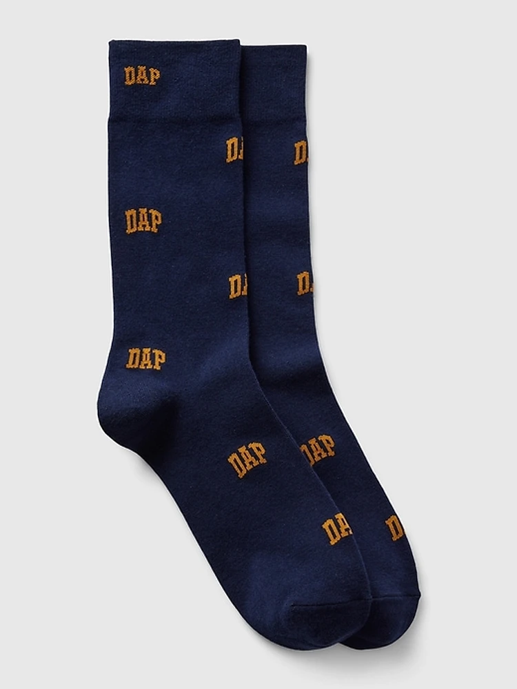 GAP × DAP Logo Crew Socks