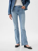 Mid Rise Baby Boot Jeans