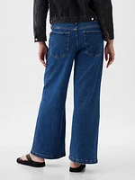 Low Rise Stride Wide-Leg Jeans