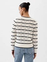 Pointelle Sweater