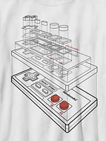 Kids Nintendo NES Controller Graphic Tee