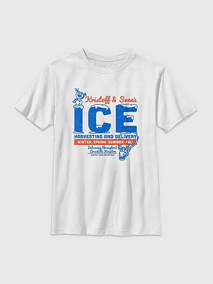 Kids Frozen Kristoff Ice Harvesting Graphic Tee