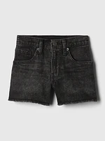 Kids Low Rise Denim Shorts