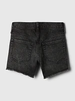 Kids Low Rise Denim Shorts