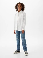 Kids Organic Cotton Poplin Shirt