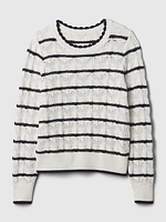 Pointelle Sweater