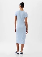 Modern Rib Midi T-Shirt Dress