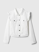 Kids Ruffle Denim Jacket