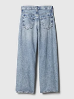 Kids Low Rise Stride Wide-Leg Jeans