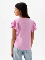 Kids Ruffle Graphic T-Shirt