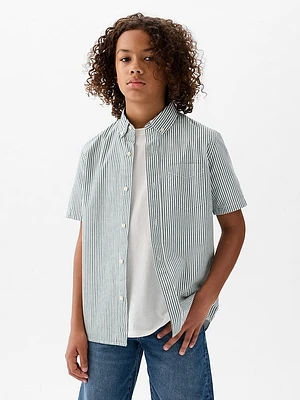 Kids Poplin Shirt