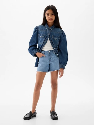 Kids Midi Denim Short