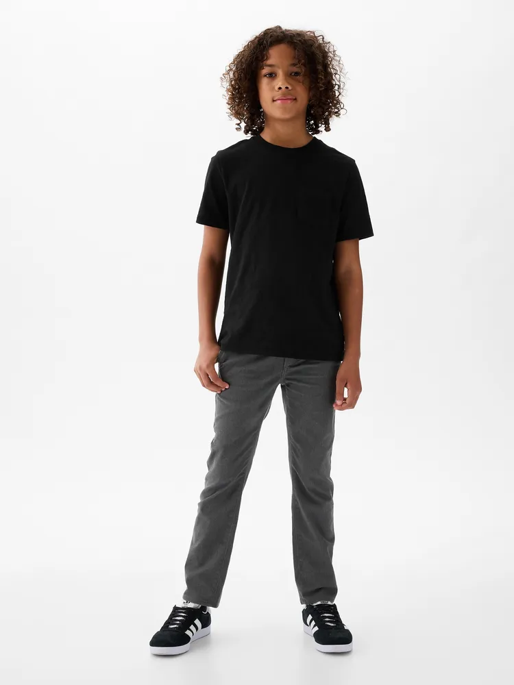 Kids Uniform Straight-Fit Stretch Khakis