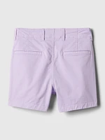 4" Downtown Khaki Shorts