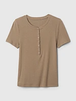 Modern Rib Henley T-Shirt