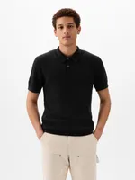 Crochet Polo Shirt Shirt