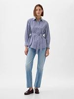 Organic Cotton Belted Big Shirt