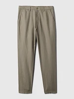 Linen-Cotton Trousers Slim Fit