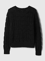 Pointelle Sweater