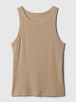 Modern Rib Halter Tank Top