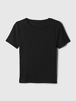 Modern Rib Cropped T-Shirt