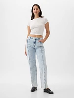 Mid Rise Cuffed '90s Loose Jeans