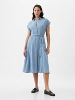 Denim Midi Shirtdress