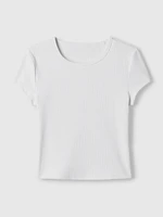 GapFit Studio Rib Cropped T-Shirt