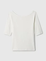 Modern Ballet-Back Cropped T-Shirt