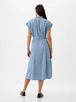 Denim Midi Shirtdress