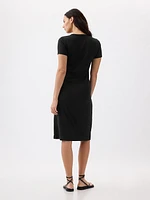 Modern Rib Midi T-Shirt Dress