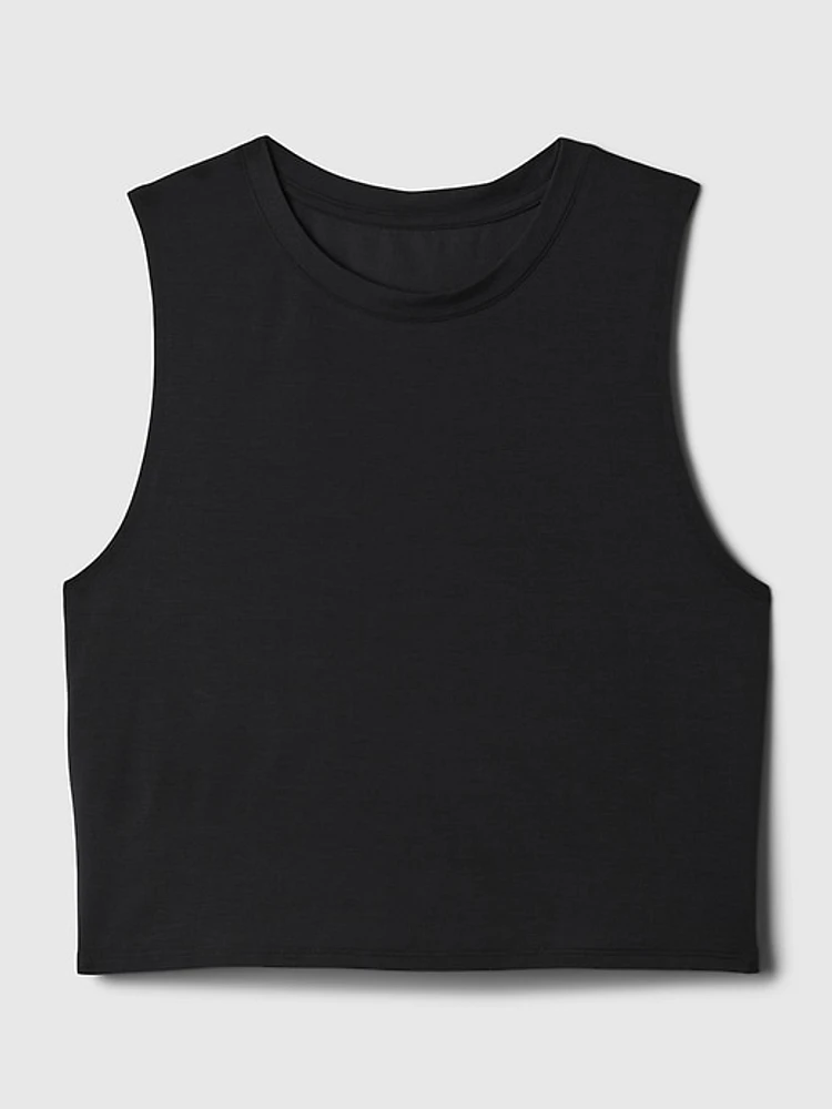 GapFit Breathe Cropped Muscle T-Shirt