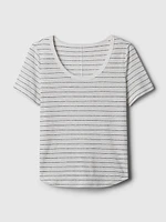 Linen-Blend T-Shirt