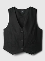 Linen-Cotton Vest