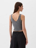 GapFit Studio Rib V-Neck Brami