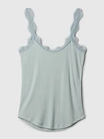 Mini Rib Lace PJ Tank Top