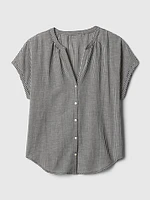 Crinkle Gauze Dolman PJ Top