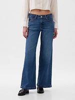 Low Rise Stride Wide-Leg Jeans