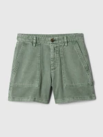 Mid Rise Carpenter Shorts