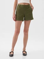 4" Downtown Khaki Shorts