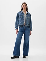 Low Rise Stride Wide-Leg Jeans