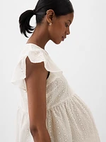 Maternity Eyelet Shirt