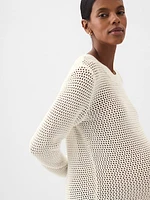 Maternity Crochet Sweater