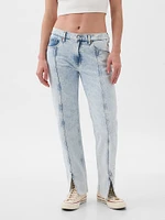 Mid Rise Cuffed '90s Loose Jeans
