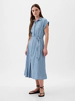 Denim Midi Shirtdress