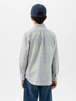 Kids Organic Cotton Poplin Shirt