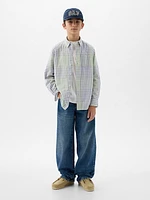 Kids Organic Cotton Poplin Shirt