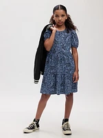 Kids Puff Sleeve Dress